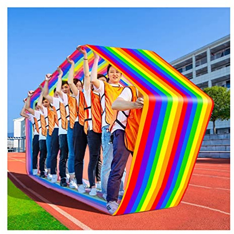 4-20M Outdoor Teamwork Spiel Laufmatte, Kinder Erwachsene Teamwork Gruppe Lernspiel Spielzeug，Für 2-18 Personen (Size : Kids-6M)