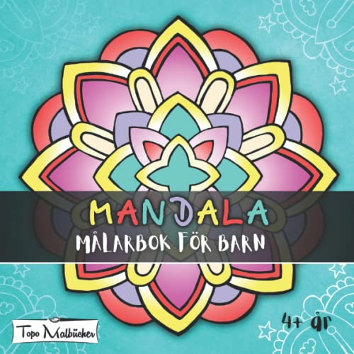 Mandala Målarbok För Barn Från 4 År