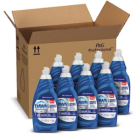 Dawn PRO Heavy Duty Manual Pot & Pan Detergent, Dish Soap (32 oz, 8 pack)