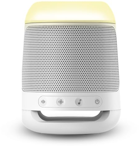 Avantree Dream - Sound Macchina Rumore Bianco Per Migliorare Il Sonno con 28 Opzioni Audio, Timer, Luce Notturna, Cassa per Dormire, Design Compatto e Facile da Usare in Camera da Letto, Studio Yoga