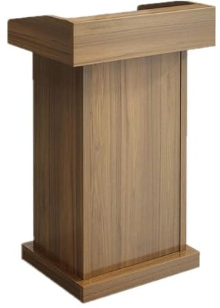 Roedax Rednerpult Rednerpulte, moderner Podiumsständer aus Holz mit offenem Stauraum, Lehrerpodien, 60 x 45 x 110 cm, Konferenztisch, Hotel-Willkommenspodien Mode