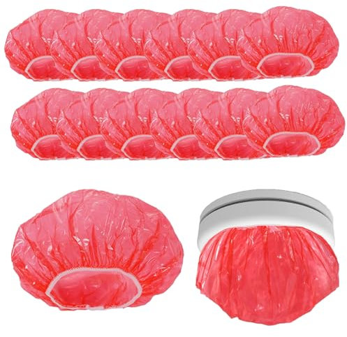 25pcs Red Smoke Detector Cover,Small Smoke Alarm Dust Cover Fire Alarm Dust Covers,Reusable Plastic Stretch Elastic Thickened Alarm Dust Cover Fire Alarm Cap for Home Kitchen Cooking Baking