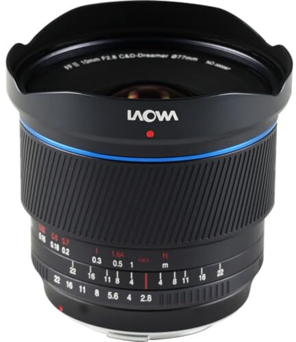 LAOWA Objectif 10mm f/2.8 Zero-D MF Compatible avec Canon RF | Provenance France. Emballage securisé. Livré avec Facture dont TVA.