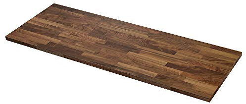 Generisch KARLBY Arbeitsplatte, 246x3,8 cm, Nussbaum/Furnier