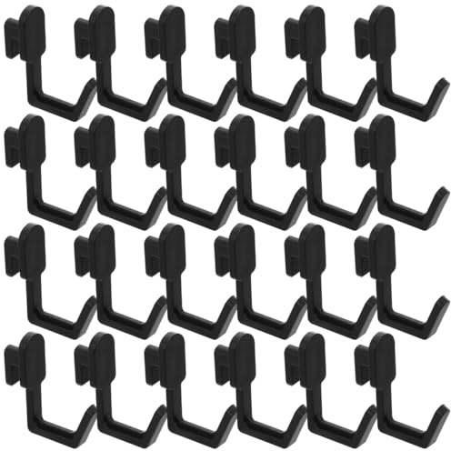 ULTECHNOVO 24Pcs Pegboard Hooks Heavy Duty Tool Organizer Hooks for Workshop Garage Peg Board Tool Storage and Display