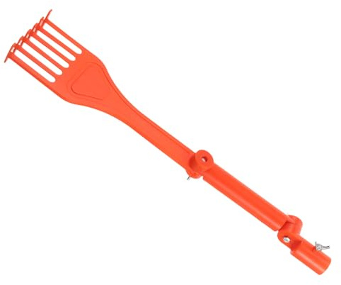 SHINEOFI Herramientas De Limpieza Mini Rastrillo Para Limpieza De Techos Cabezal Flexible Herramienta Para Limpiar Canaletas Accesorio Para Canaletas De Jardín Rastrillo Para Limpiador Para