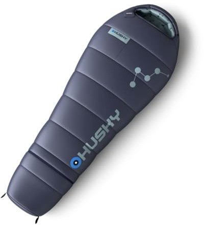 Husky Sacco a pelo mummia per bambini Magic -15 ° C Blu 2024 150-180 cm - Blu scuro