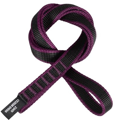 NivLop 18MM Nylonband Multifunktions-Schlaufe 23KN | Hochfestes Gurtband für Outdoor, Fitness, Yoga-Hängematte & mehr