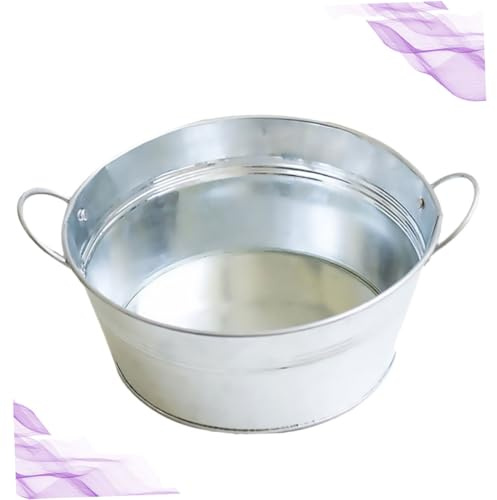 SOIMISS Seau Fer pour Plante Pot Style Scandinave Jardinage Seau Double Poignée Maison Vintage Style
