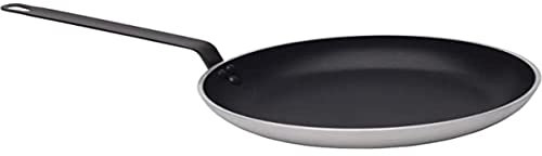 MasterClass Professional Non Stick Frying Pan, Heavy Duty, Aluminium, 32 cm (12.6) , Black and Silver