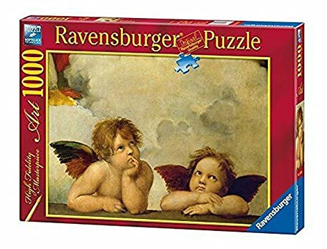 Ravensburger - Puzzle Raffaello Cherubini, 1000 Pezzi, Puzzle Arte per Adulti e Ragazzi, Quadri Famosi da Esporre, Idea Regalo per Lei o Lui, 70x50 cm