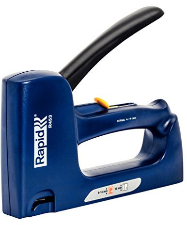 Rapid Handtacker R453, Tacker für Holz und Stoffe, Leicht, für Klammern Typ 53, 6-14mm und Nägel Typ 8, 15mm