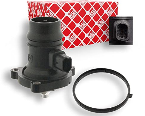 febi bilstein 46578 Thermostat mit Gehäuse, Dichtung und Temperaturschalter, 1 Stück