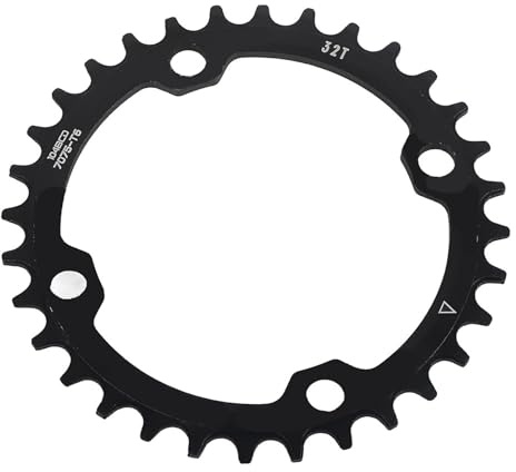 Bike Chainring, 32/34/36/38T BCD 104 Mountain Bike Single Speed Chainring for Most Bicycle Road Bike Mountain Bike