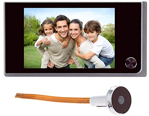 3.5 inch Digital Doorbell LCD 120 Degree Eye Electronic Peephole Doorbell Color IR Camera Door Viewer Powered by 4Pcsx AAA Batteries(not Included)