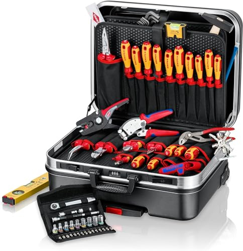 KNIPEX Werkzeugkoffer Basic Move ElektroPlus 71-teilig 515 mm, 00 21 06