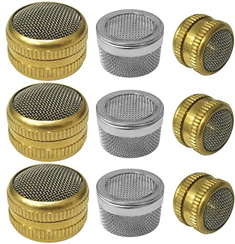Messing/Stahl, Ultraschall-Reinigungsnetz, Schraubkorb, Uhrenwerkzeug, 16, 25, 20 mm, 9-teiliges Set