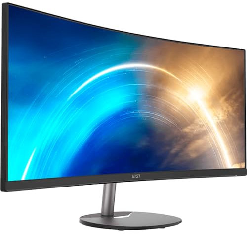 PRO MP341CQDE – 34 UWQHD (3440x1440) im 21:9-Format, 1500R Curved, 100Hz, HD-Ready, 3000:1 Kontrast, neigbar, VESA-kompatibel, DP 1.2a, 2X HDMI 2.0b