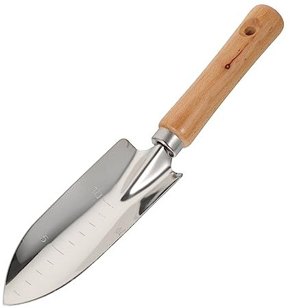 Cabilock Pelle à Main Acier Inoxydable avec Poignée Ergonomique pour Jardinage Transplantoir Pratique pour Plantes Et Fleurs Outil Durable pour Jardin