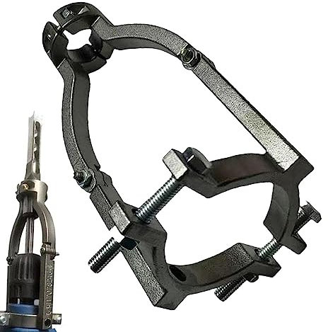 Square Hole Drill Bit Adapter | Mortising Attachment for Drill Press | Bench Drill Press | Drill Press Adapter for Hand Drill | 38 to 55mm Metal Tenon Converter Connecting Clamp Bit