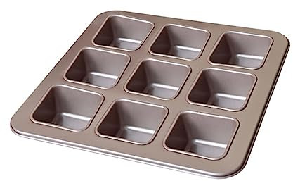 DECHOUS 1Stk Backform Pfanne mit Deckel Muffinform pfannenwender Bratpfanne Antihaft-Brotpfanne für die Küche Kuchenform Mini Backgeschirr Muffinblech Pappbecher Schimmel