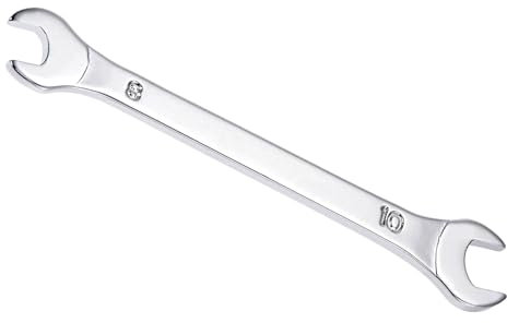 CoCud Clé à Fourche Fine, Métrique 8mm x 10mm, Clé à Double Extrémité Mince - (Applications : pour les Écrous Fins, les Espaces Étroits), 1 Pièce