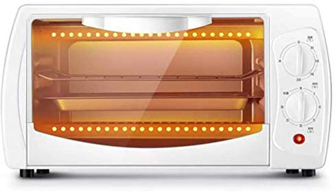 Four électrique domestique, petit four de cuisson multifonctionnel de 10 L, fonctions de cuisson multiples, minuterie de contrôle de température réglable pour gril, utile