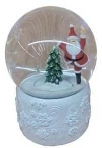 Heaven Sends Weihnachtsmann-Schneekugel, 12 x 12 x 17,5 cm