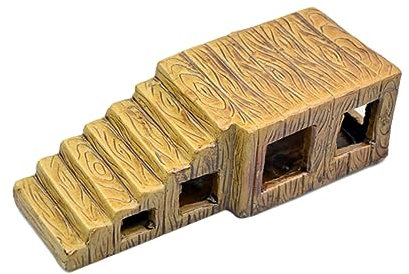 BUGUUYO Keramik Schildkröten-plattform Groß Mit Treppe Für Aquarium Und Terrarium Umweltfreundlich Einfach Zu Reinigen Robuste Kletter Sonnenbadestation Für Wasserschildkröten
