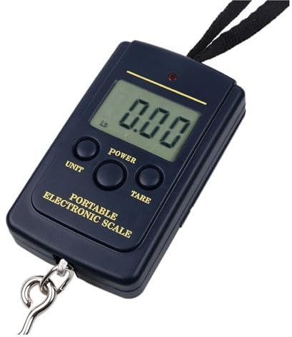 Cella di carico 1PC Multifunzionale Mini 40kg/10g Elettronico Appeso Bagagli Da Pesca Balanca Digitale Portatile A Portata Di Mano Tasca Peso Gancio Sensore di pesatura per la misurazione della forza