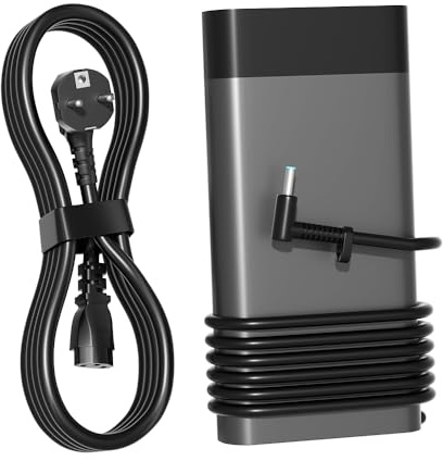 PowerPortnerLink Cargador 200W Compatible con HP Victus 15 16 17 Omen 15 16 17 Pavilion Gaming Envy 15 16 17 ZBook Create Firefly Power Fury Studio G11 G10 G9 G8/omnibook Laptop Adaptador