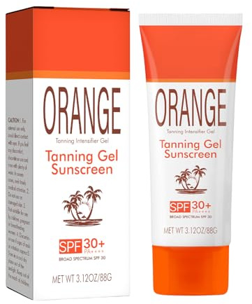 Balsamo abbronzante arancione | Gel abbronzante sole arancione | Lozione acceleratore abbronzatura burro bronzer senza sole | Tanner idratante tanner pelle crema panna sole nutriente