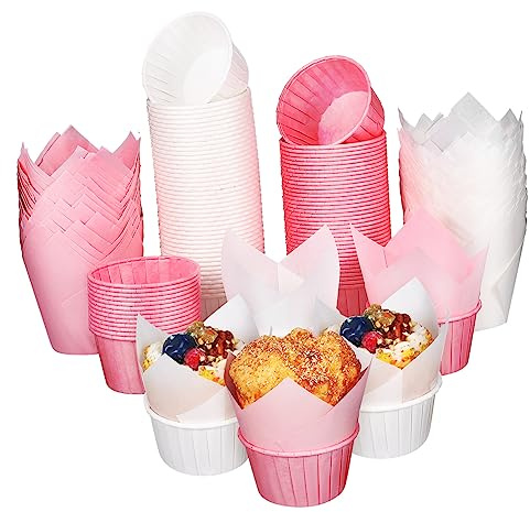BESTYASH Caissettes à Cupcakes En Papier 200 Pièces Taille Petite, Moules à Muffins Anti-graisse, Emballages Pour Pâtisserie, Pour Anniversaire Et Fête