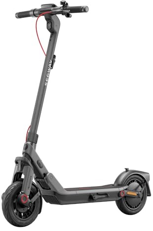 Segway-Ninebot E3 Pro D E-Scooter für Pendler mit Straßenzulassung, 55km Reichweite (47km bei 20km/h) faltbar & leicht (17,9kg), Federung vorne & hinten, 10-Zoll Reifen, IPX5