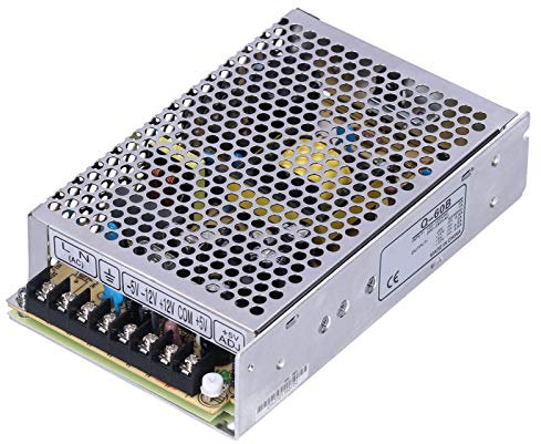 Fydun Fuente de Alimentación de Conmutación de Aleación de Aleación de Aluminio Q-60B con 4 Salidas Controlador