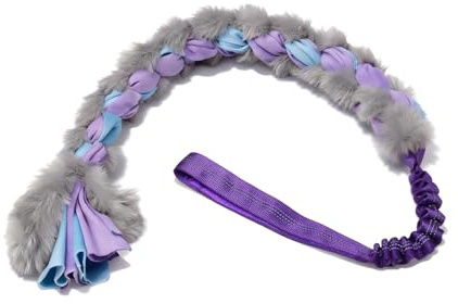Bestwist Zerrspielzeug Hund, Plüsch Geflochtenes Bungee Hundespielzeug Seil für Kleine, Mittlere und Große Rassen, Langlebig Interaktives Hundespielzeug für Tauziehen, Apportieren, Ziehen, Training