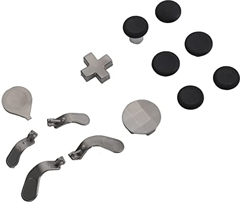 Asixxsix Ersättningsset för Tumstickor i Metall för ONE Series 2-kontroller, Uppgradera Din Spelupplevelse med 6 Tumstickor och 7 Metallknappar för Spelentusiaster
