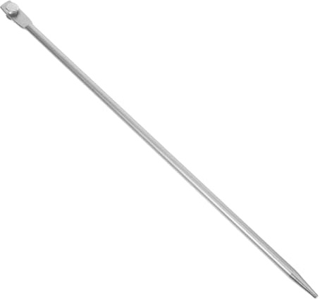 iplusmile Tige de Mise à la Terre Galvanisée 12X500 MM Broche de Terre Extérieure pour Clôture Électrique Haute Conductivité Installation Rapide Portable pour Générateurs et Systèmes