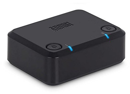 aptX Dual Bluetooth Headphone Adaptor for Home Audio TV - August MR270 - Connect Two Pairs of Wireless Headphones/Speakers to Your TV or Table Low Latency Compatible