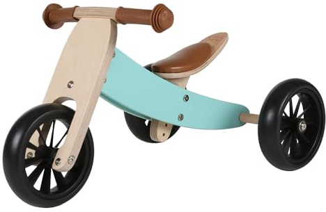 Lauflernrad/Laufrad aus Holz 4-in-1 Smartbike ab 1 Jahre (Minze)
