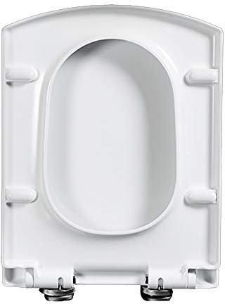 Keebgyy Toilet Seats Multifunctional Quiet Close PP Material Rectangle Type Thicken Mute Slow Down Detachable Bathroom Accessories Fits All Regular Toilet Bowls