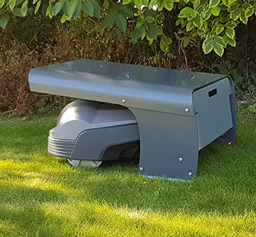 Mähroboter-Garage Small für Roboterhöhe bis 29 cm, anthrazit-grau, 60x40x30 cm