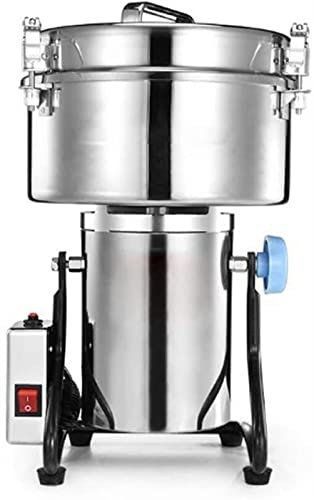Smerigliatrice elettrica per cereali 4500G Mulino per cereali Smerigliatrice elettrica per cereali Smerigliatrice per erbe 30-300 Mesh Multi-trituratore per macinare la pietra Medicina Spezie Erbe Chi