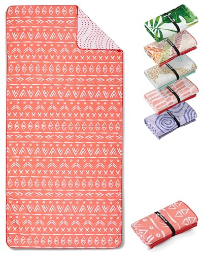 Fit-Flip Strandtuch XXL Mikrofaser leicht und schnelltrocknend | Tepee 160x90cm, Strandhandtuch, 100% recycelt, Badetuch groß, Reisehandtuch