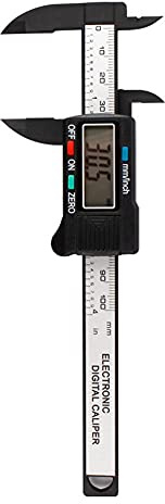 Calibrador a Vernier de plástico, 100 mm, 4 Pulgadas, calibrador a Vernier Digital electrónico LCD, micrómetro de Medida, calibrador