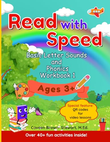 Read with Speed, Basic Letter Sounds and Phonics Workbook 1
