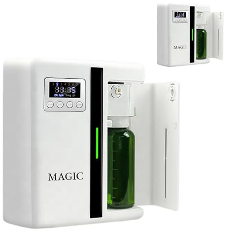 2X Elektrischer Diffusor für Ätherische Öle. Professioneller Duftdiffusor. Aromatherapie Olfaktorischer Marketing-Lufterfrischer für Zuhause und Geschäft. Geeignet für Flächen von 50–300 m².