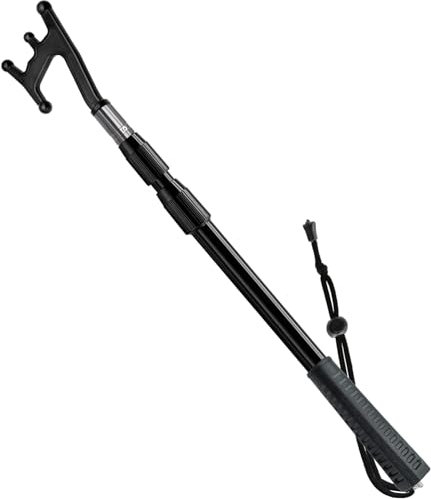 SAN LIKE Bootshaken Teleskop, Bootshaken zum Anlegen Verlängerungsmasthaken, Bootszubehör Pontonboot-Schubstange zum Andocken, Andockstöcken für Boote, Boat Hook