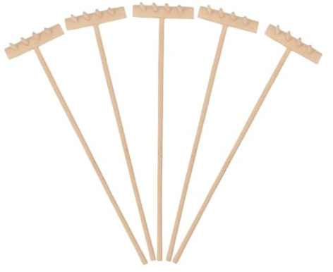 ORFOFE 5pcs Miniature Rakes Zen Sand Tray Tools Desktop Zen Garden Accessories for Office and Home Sand Table Rake Set