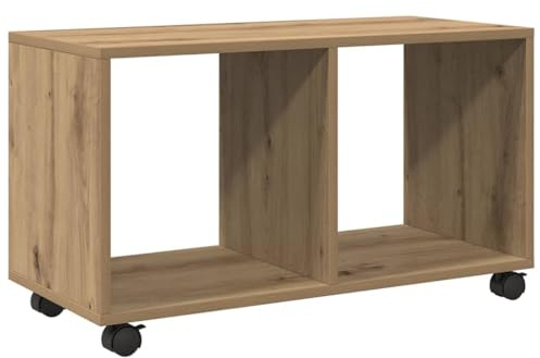 vidaXL Armario con Ruedas Madera ingeniería artisian 72x33x42,5 cm